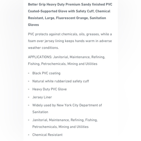 MEN’S Better Grip Work Gloves Large NWOT - Picture 9 of 9